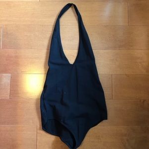 American Apparel Halter Body Suit